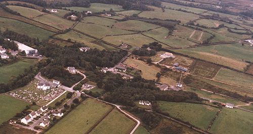 Tourmakeady Village From The Air